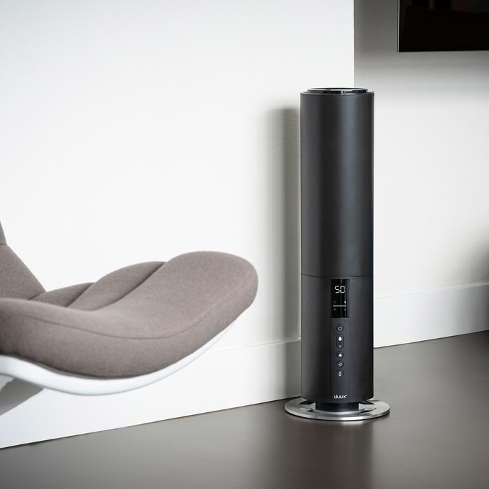 Duux Beam 2 Smart Ultrasone Luchtbevochtiger Zwart product in gebruik