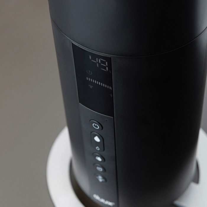 Duux Beam 2 Smart Ultrasone Luchtbevochtiger Zwart product in gebruik