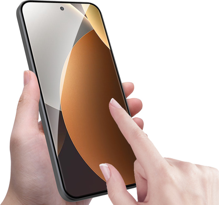 Just In Case Tempered Glass Xiaomi Redmi Note 15 Pro 5G Screenprotector product in gebruik