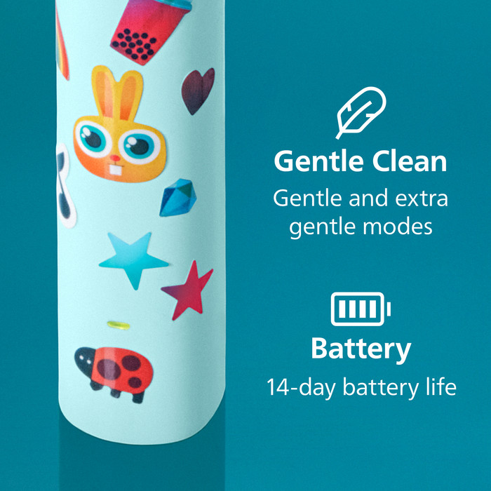 Philips Sonicare For Kids 3+ HX6500/23 Blauw detail