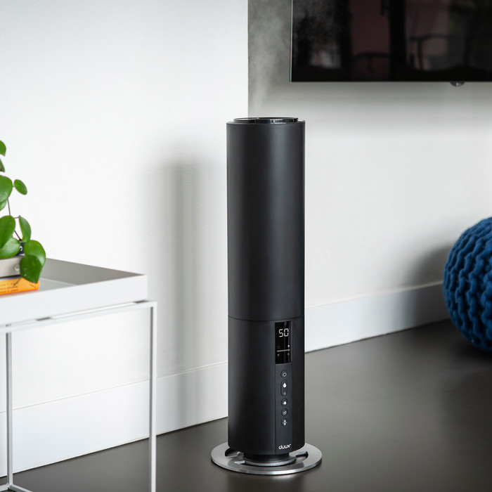Duux Beam 2 Smart Ultrasone Luchtbevochtiger Zwart product in gebruik