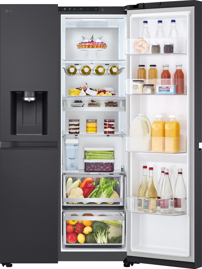 LG GSLE91EVAB binnenkant