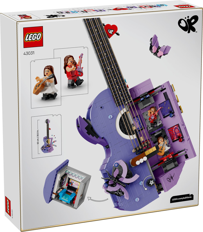 LEGO Editions Olivia Rodrigo's Dubbele Gitaar 43031 verpakking