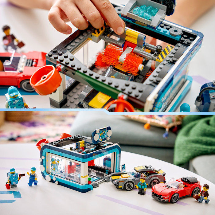 LEGO City Drive-Through Car Wash 60497 detail