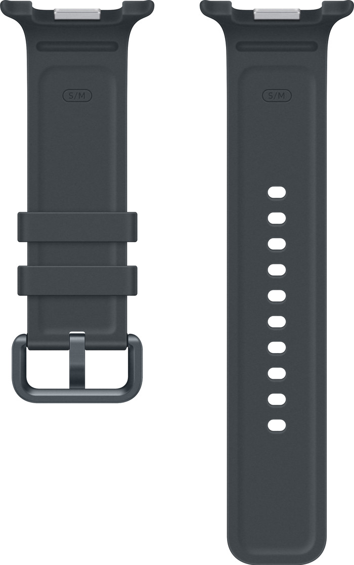 Samsung Galaxy Watch 9 Silicone Sport Band Black M/L back