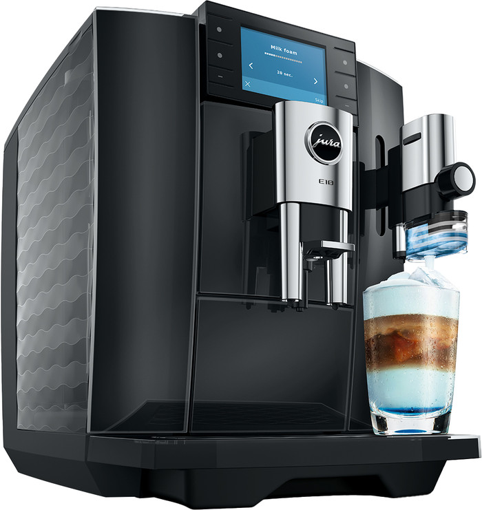 JURA E10 Diamond Black (EA) linkerkant