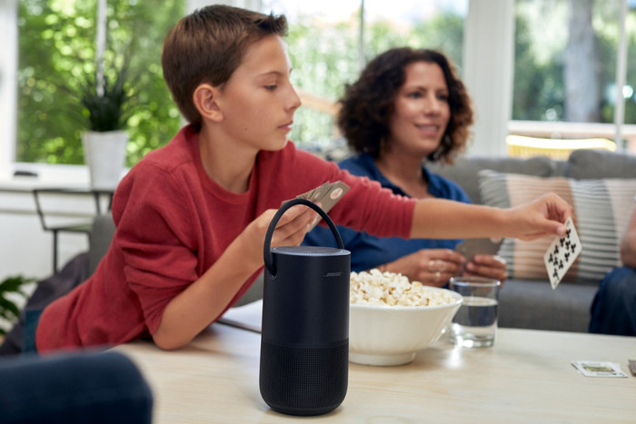 Bose Portable Home Speaker Zwart product in gebruik