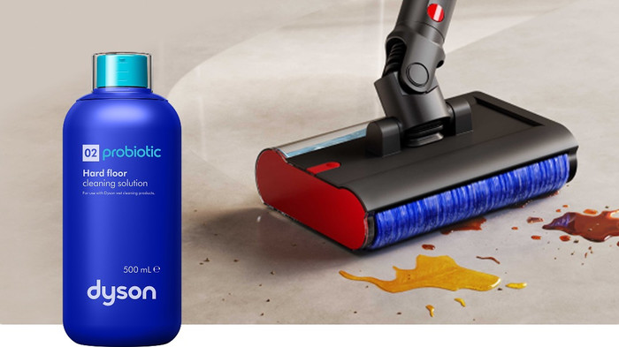 Dyson 02 Probiotic Hard Floor Cleaning Solution product in use