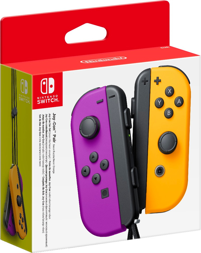Nintendo Switch Joy-Con set Neon Paars/Neon Oranje null