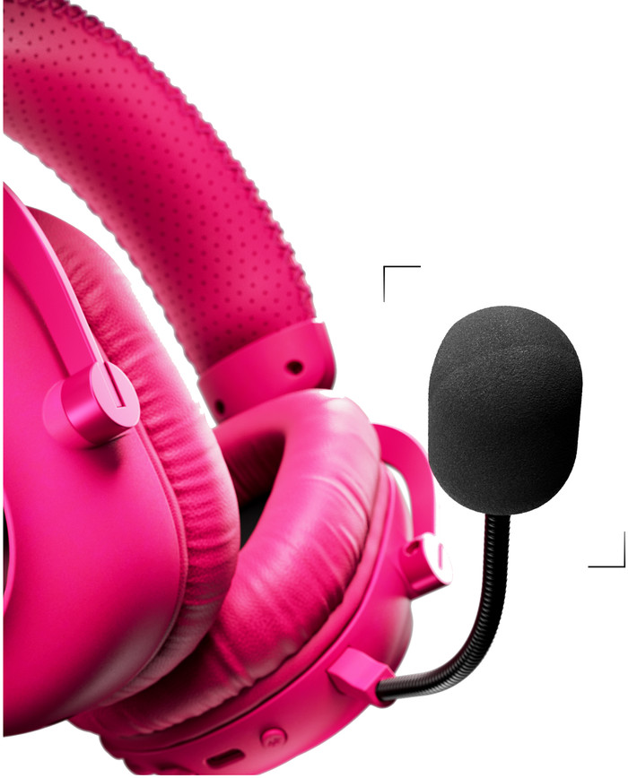 Logitech G Pro X3 Lighstpeed Draadloze Gaming Headset Roze detail