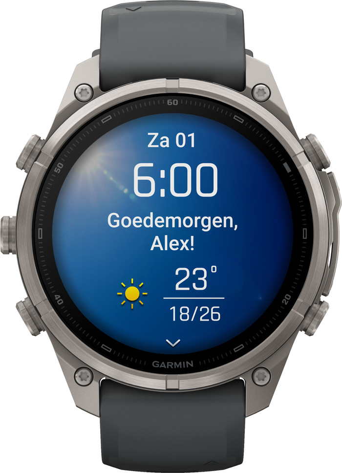 Garmin Fenix 9 Pro Zwart 47mm voorkant