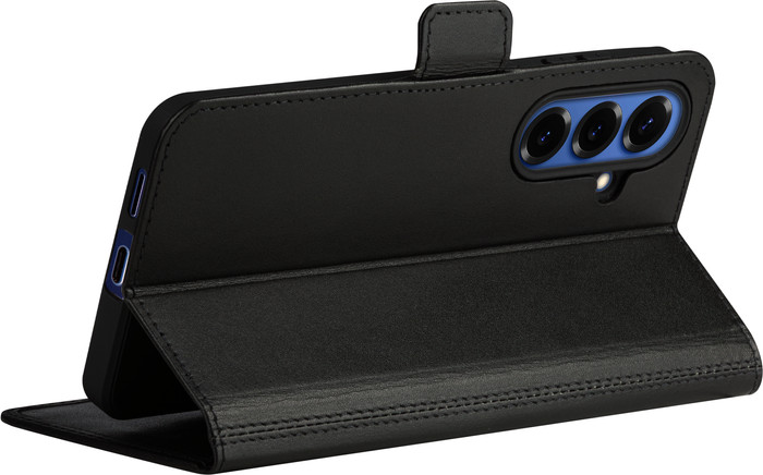 DBramante1928 Copenhagen Slim Samsung Galaxy S26 Book Case Leer Zwart achterkant