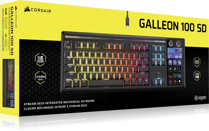 Corsair GALLEON 100 SD Gaming Toetsenbord Qwerty verpakking