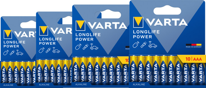 Varta Longlife Power AAA Pack 40 stuks Main Image
