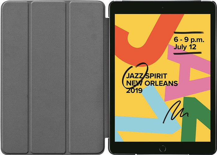 Just in Case Smart Tri-Fold Apple iPad (2021/2020) Book Case Zwart null