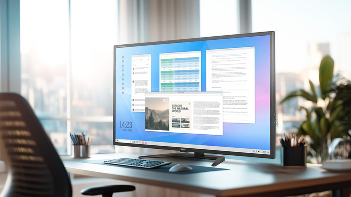 iiyama ProLite X4373UHSU-B2 product in gebruik