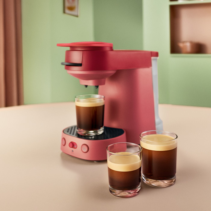 Philips koffiepadmachine Senseo Vibe CSA225/90 product in gebruik