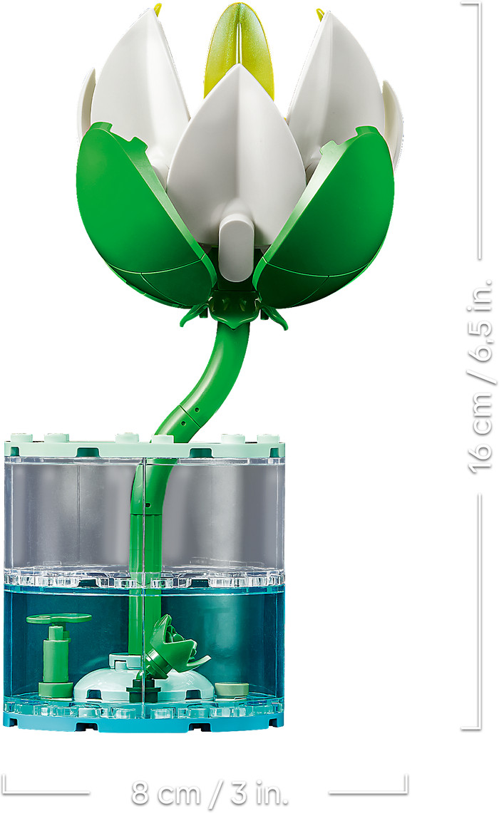 LEGO Botanicals Water Lilies 11511 detail
