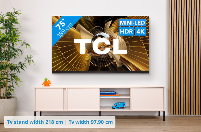 TCL SQD Mini LED 75" X11L (2026) visual Coolblue 1