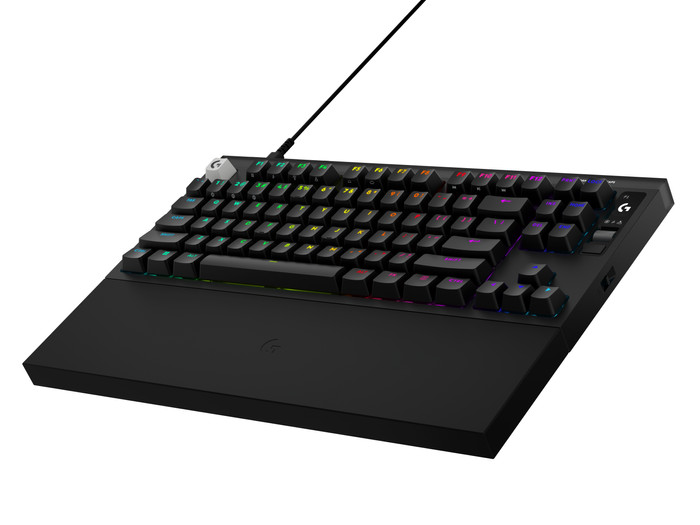 Logitech G PRO X2 RAPID TKL Gaming Keyboard Black Qwerty right side