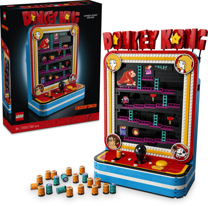 LEGO Super Mario Donkey Kong Arcadekast 72051 rechterkant