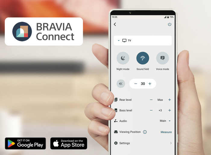 Sony Bravia Theatre Bar 7S product in gebruik