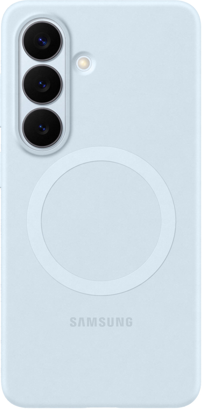 Samsung Galaxy S26 Plus Silicone Back Cover with Magnet Blue Main Image