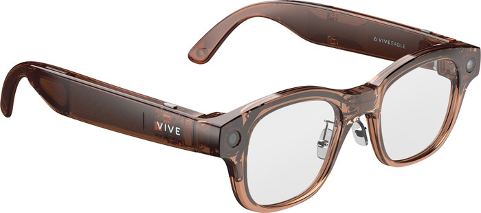 HTC VIVE Eagle AI Bril Photochromic Rechthoekig Koffie linkerkant