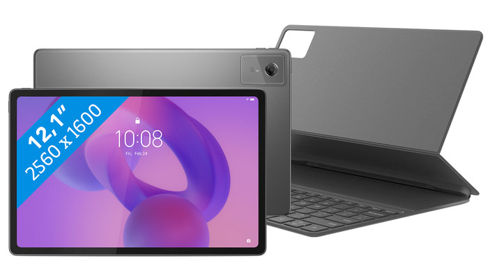 Lenovo Idea Tab Plus 12.1 inches 256GB WiFi Gray with Stylus + Keyboard Cover QWERTY Main Image