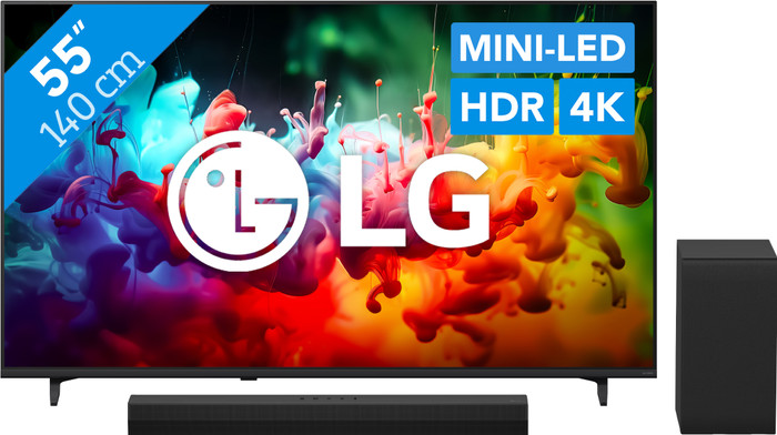LG Mini-led 55" QNED71 (2026) + LG DS40T Main Image