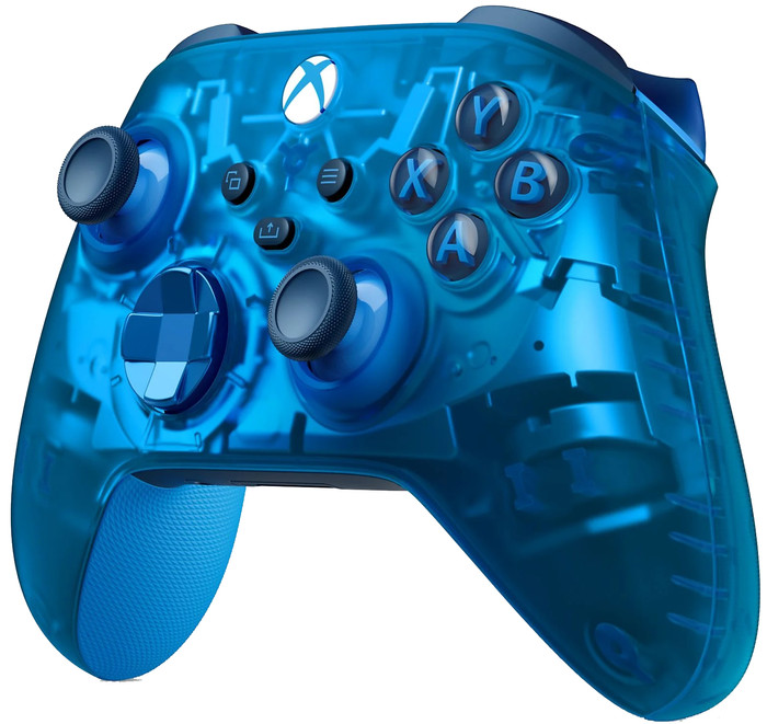 Microsoft Xbox Series X en S Wireless Controller Sky Cipher rechterkant