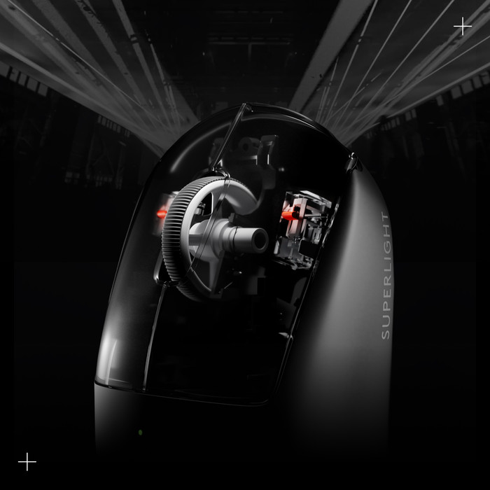 Logitech G PRO X Superlight 2 LIGHTSPEED Wireless Gaming Mouse Magenta product in use