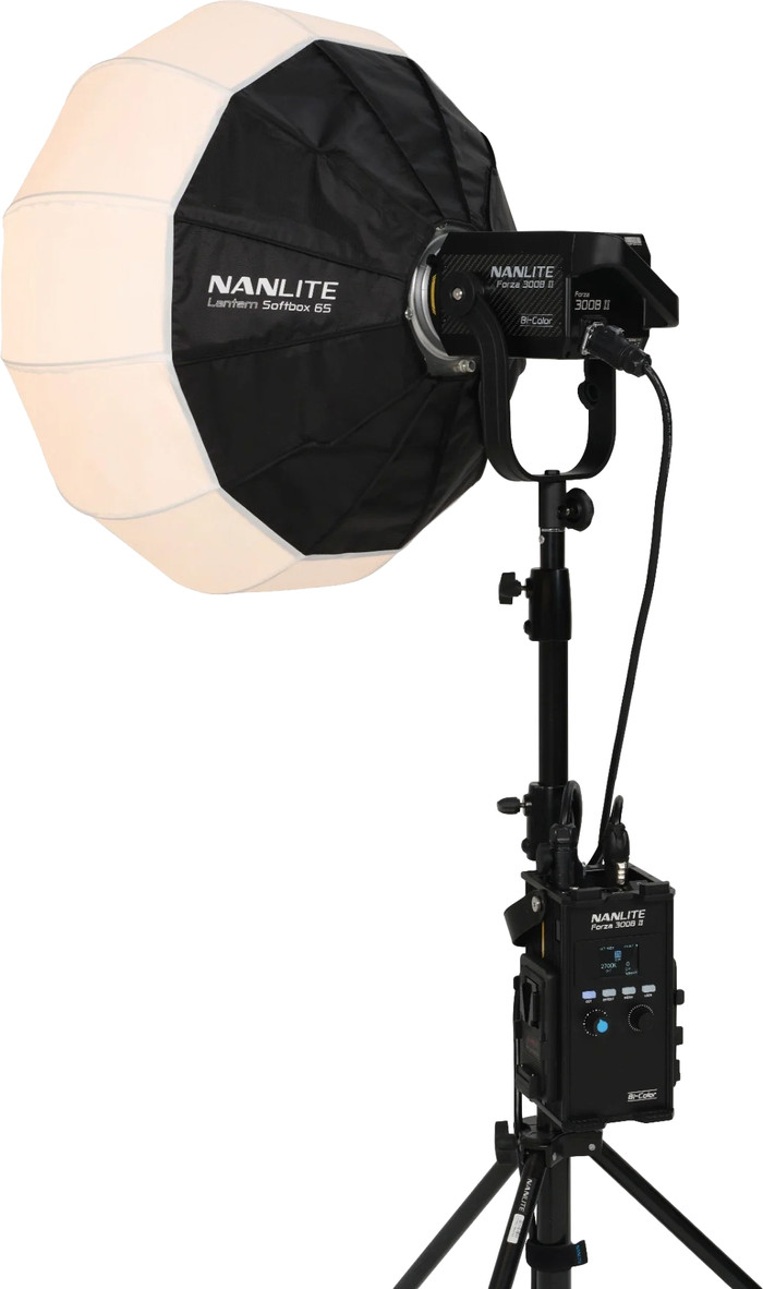 Nanlite LT-65 Lantern Softbox (Bowens mount) product in use