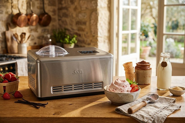 SOLIS Gelateria Pro Touch 3-in-1 8506 product in gebruik