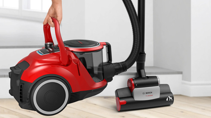 Bosch Serie 6 ProAnimal BGC41PET product in gebruik