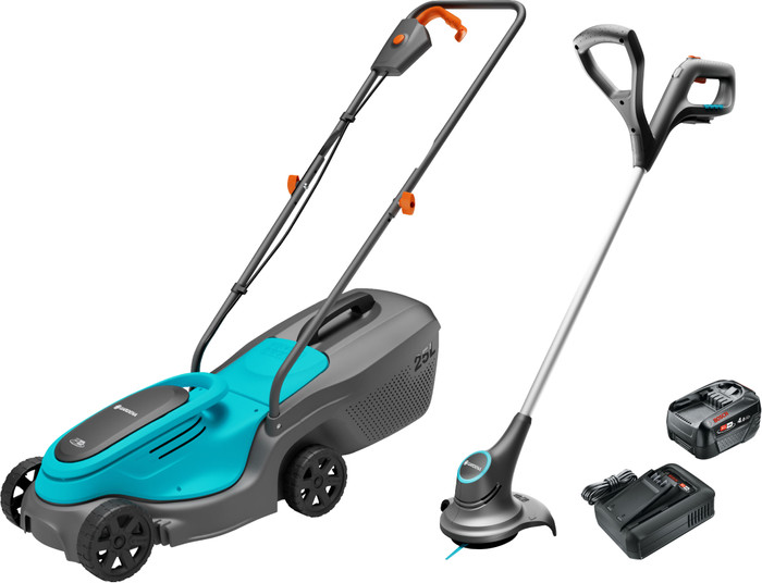 Gardena PowerMax 30/18V P4A Solo + SmallCut 23/18V P4A Solo + Bosch Starterset 18V 4,0 Ah Main Image