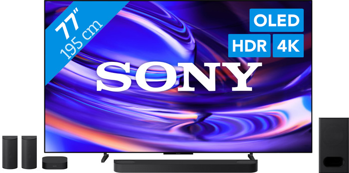 Sony Bravia 6 77" OLED (2026) + Sony Bravia Theatre System 6 Zwart Main Image