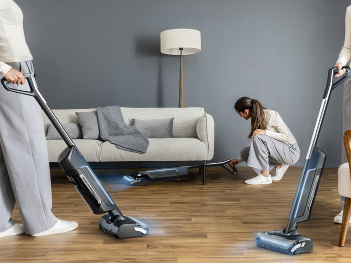 Rowenta X-Clean Vision Pro GZ7126 product in gebruik