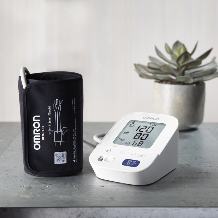 Omron X3 Comfort + AC Adapter product in gebruik