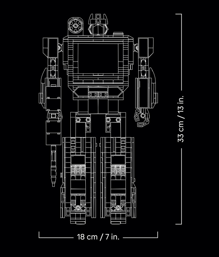 LEGO Icons Transformers: Soundwave 10358 detail