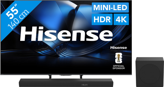 Hisense ULED 55" U79SE (2026) + Hisense HS3100 Main Image