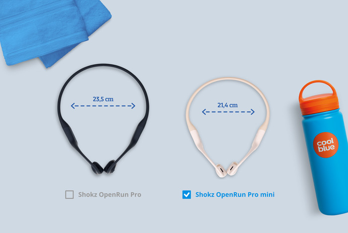 Shokz OpenRun Pro 2 Mini Oranje | Coolblue | Oordopjes