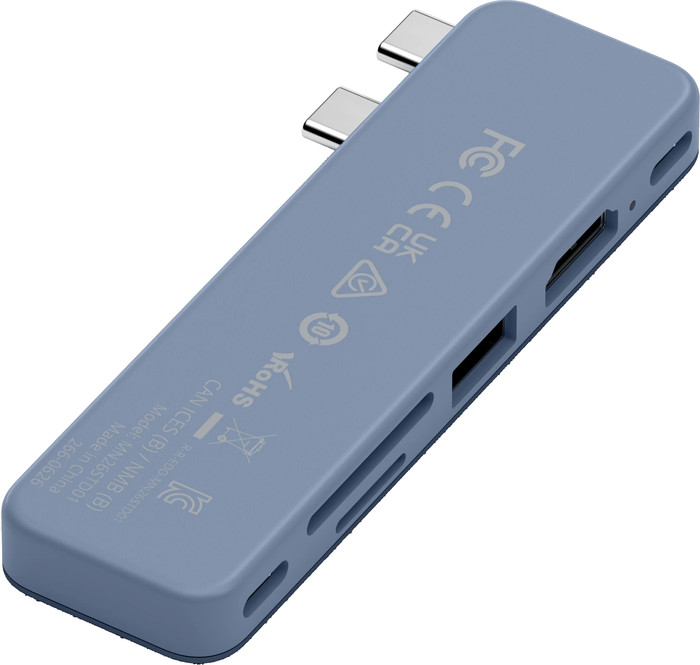 Satechi USB-C Snap Hub Indigo onderkant