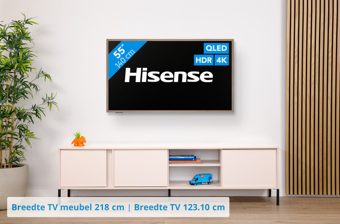 Hisense QLED 55" S7S (2026) visual Coolblue 1