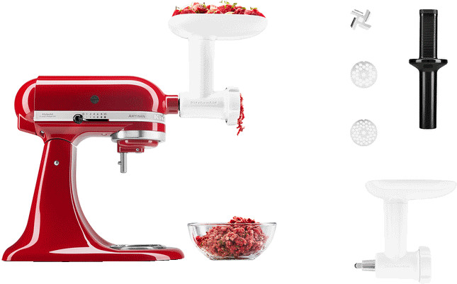 KitchenAid 5KSMFGA Voedselmolen product in gebruik