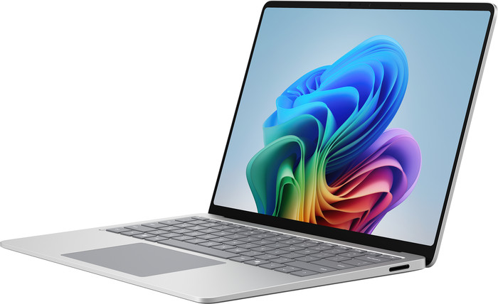 Microsoft Surface Rosemont 13 M12 / 16GB / 512GB Platinum QWERTY rechterkant