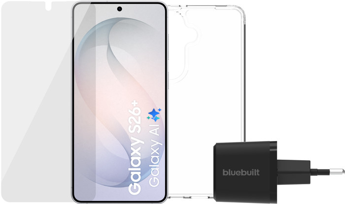 Samsung Galaxy S26 Plus 512GB White 5G + Complete Accessory Pack Main Image