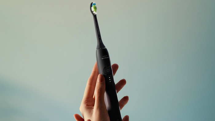Philips Sonicare 3100 Series HX4033/32 Zwart product in gebruik