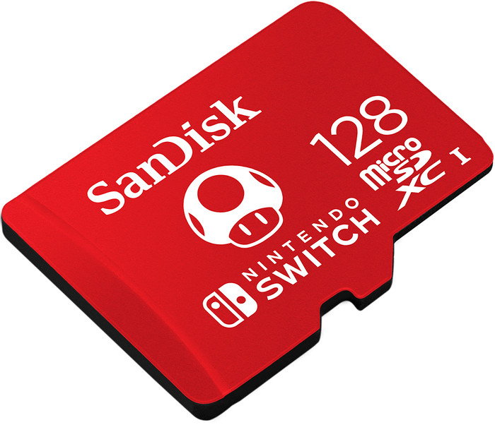 SanDisk MicroSDXC Extreme Gaming 128GB Toad (Nintendo Licensed) detail