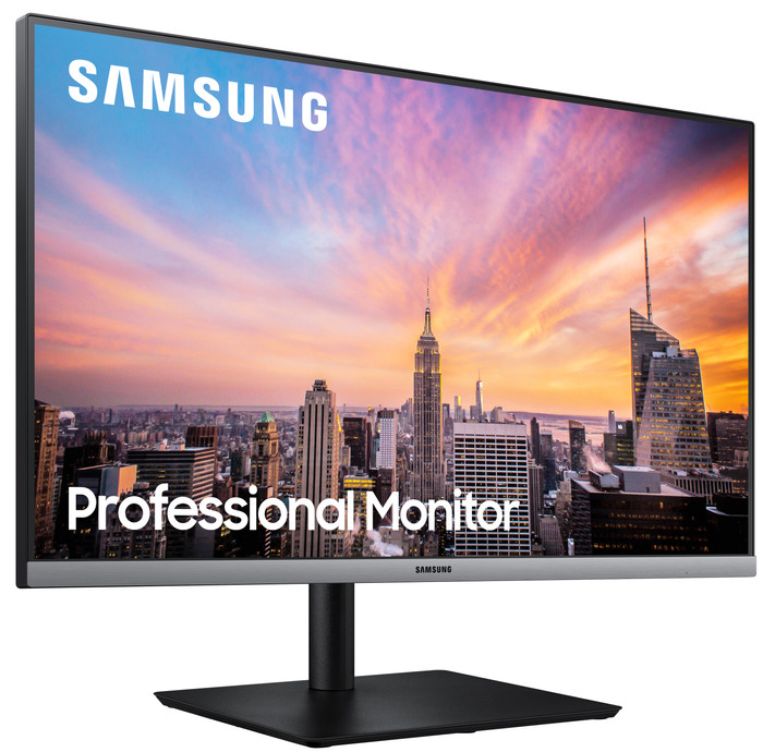 Samsung LS27R650 StarTech usb-A dock + Logitech wireless toetsenbord en muis QWERTY voorkant